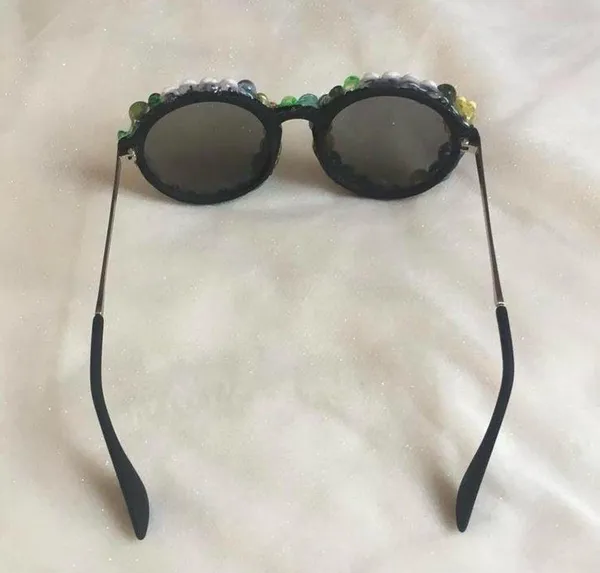 Notre Dame beaded sunglasses Blue - Image 7