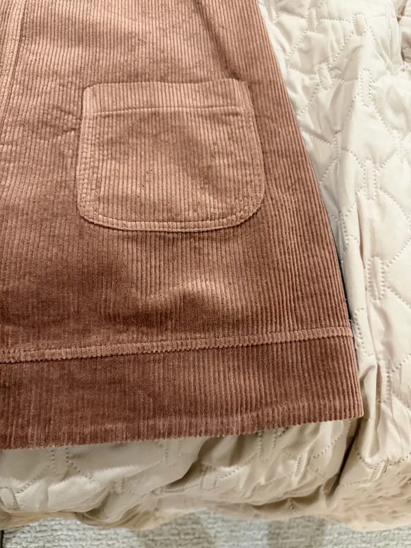 Brown Corduroy Dress - Image 3