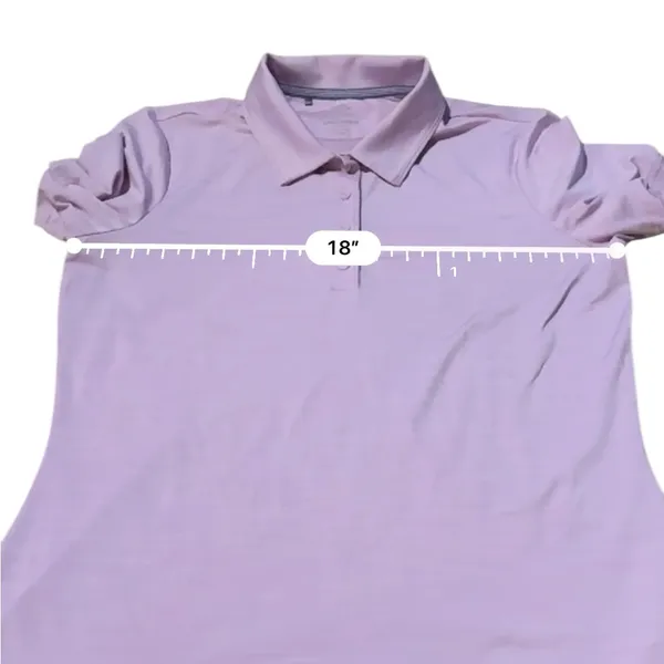 Adidas Golf Pink Short Sleeve 4-Button Polo Shirt‎ Sz S - Image 7