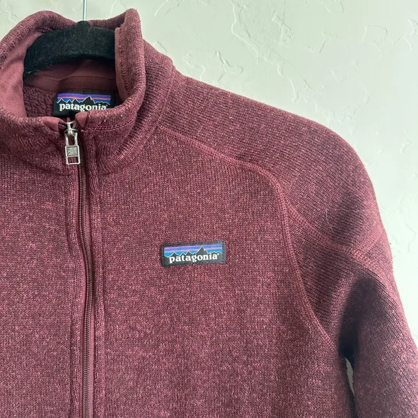 Patagonia | W's Better Sweater 1/4-Zip Fleece Jacket in Dark‎ Ruby Size Small - Image 5