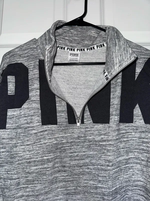 Victoria's Secret PINK Quarter-Zip Pullover - Image 2
