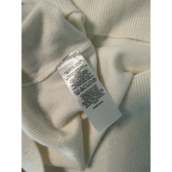 Women’s Ann Taylor LOFT White Knit Tank Top Size Large NWT - Image 3