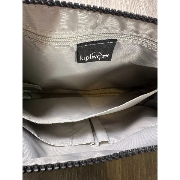 Kipling Black Nylon Crossbody Bag with Monkey Keychain - Image 7