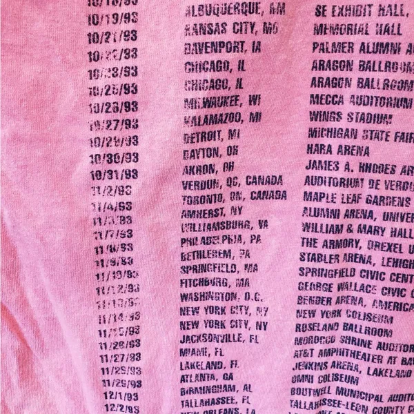 Nirvana Pink Graphic Tee for Women Size M - Image 5