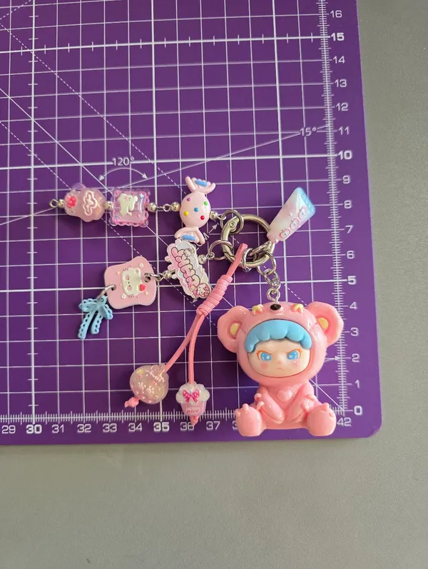 Dora TNT Space Bag Charm Key Charm Phone Charm Pink - Image 7