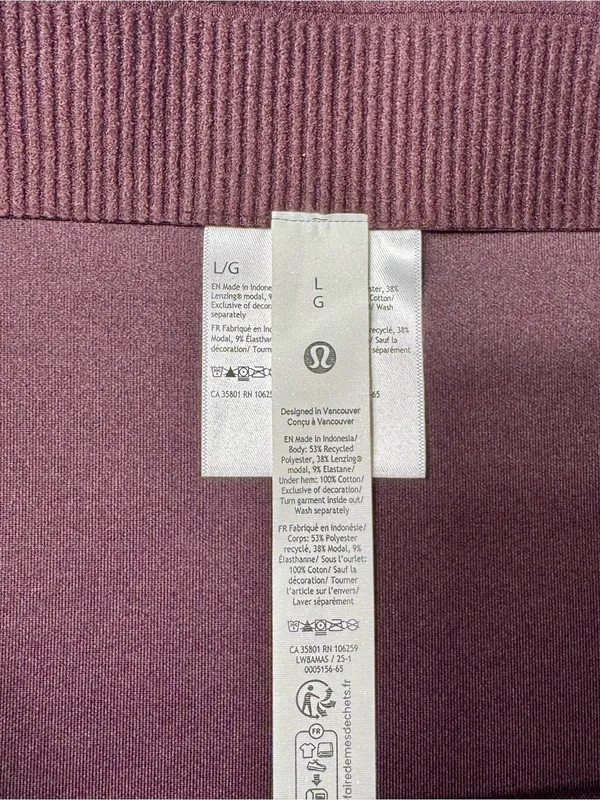 Lululemon Softstreme High Rise Mini Skirt Goodnight Plum Large NWT - Image 7