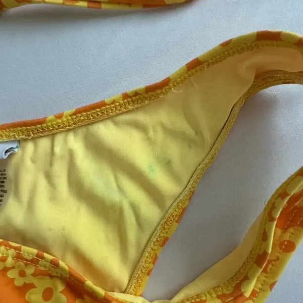 Yellow Floral Bikini Set - Image 2
