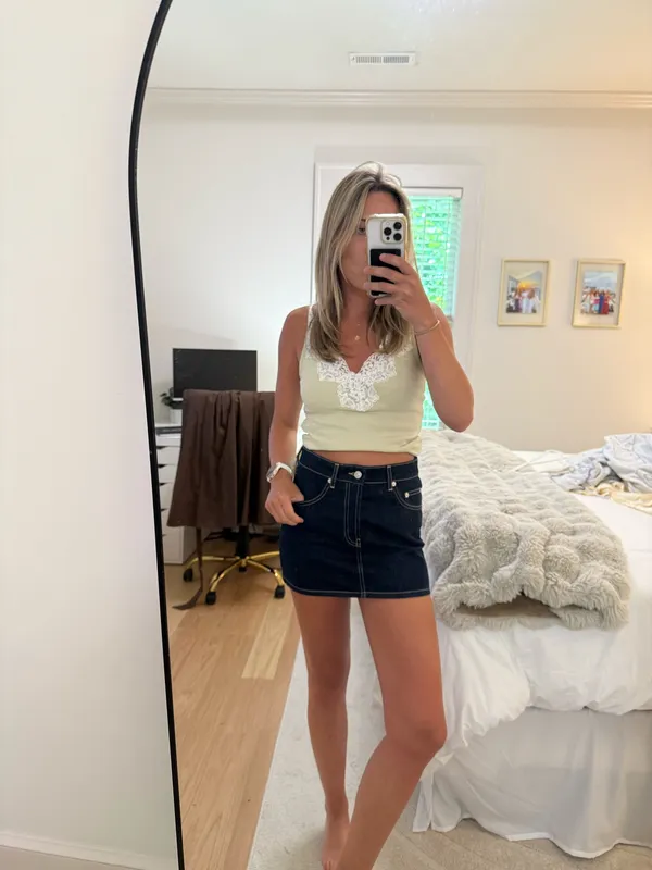 ZARA Denim Skirt - Image 3