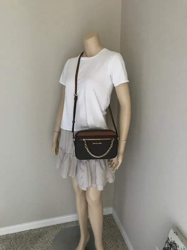 Michael Kors Jet set item LG EW zip chain Xbody - Image 8