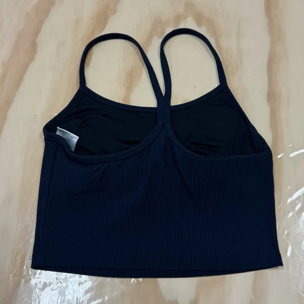 Running Bare Racerback‎ Sports Bra Navy 2/4 - Image 3