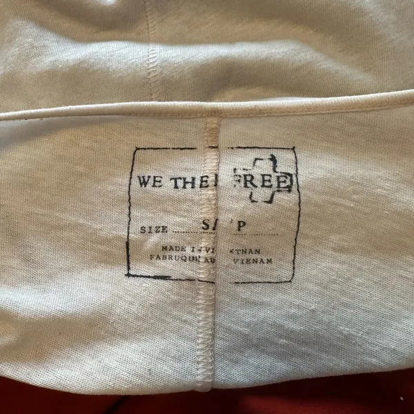 Free People‎ cotton oversized top size S - Image 9