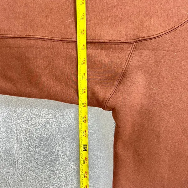 NWT Spanx AirEssentials Half Zip Sweatshirt Espresso Brown Pullover Size Small - Image 8