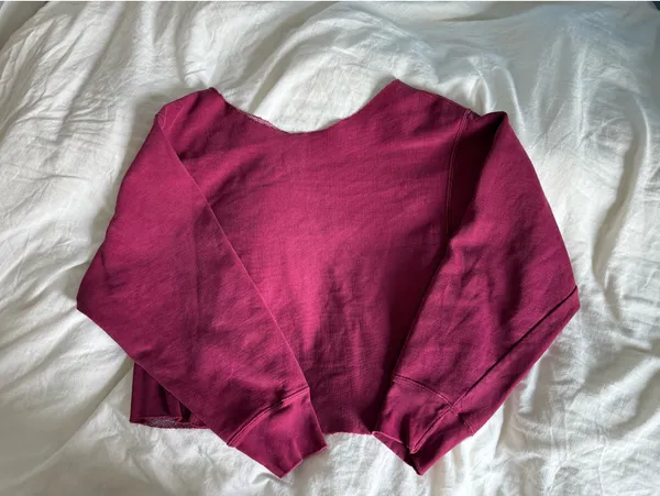 Central Michigan University off the shoulder crewneck - Image 2