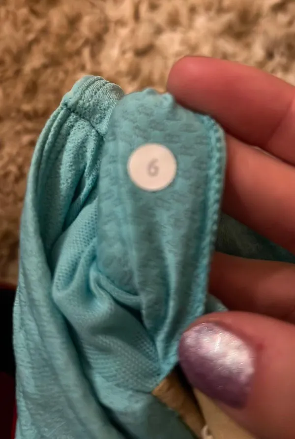 Lululemon Blue And White Striped Tank Top - Image 4