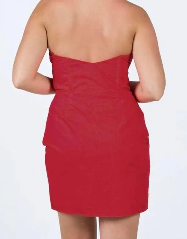Princess Polly ivy corset dress in red - Image 2