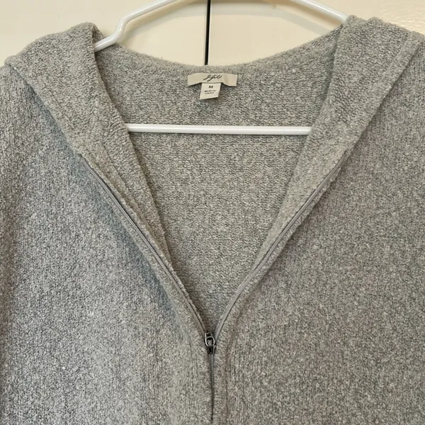 J.Jill long grey sweater/coat size medium Gray - Image 4