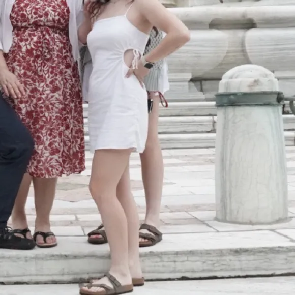Aerie White Cutout Dress - Image 8