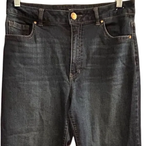 D. Jeans Women's Size 6‎ Blue Rolled-Up Cuff Denim Jeans Medium Wash - Image 2