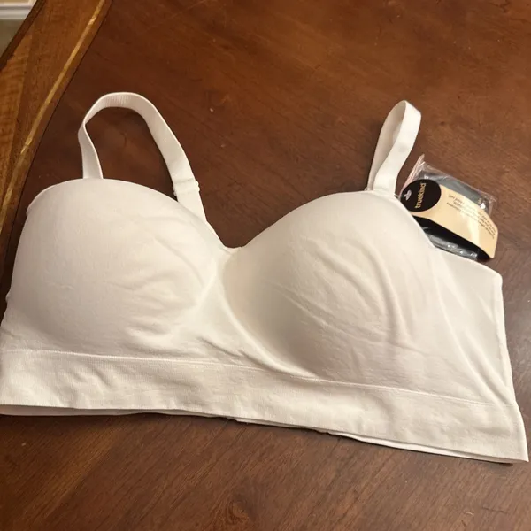 Truekind Supportive Comfort Wireless Shaping Bra White/Sizes XL NWT - Image 3