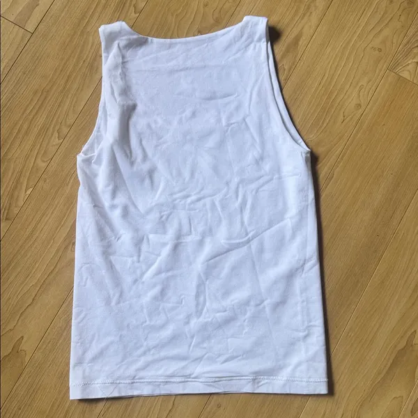 French Laundry White Tank Top - Image 3