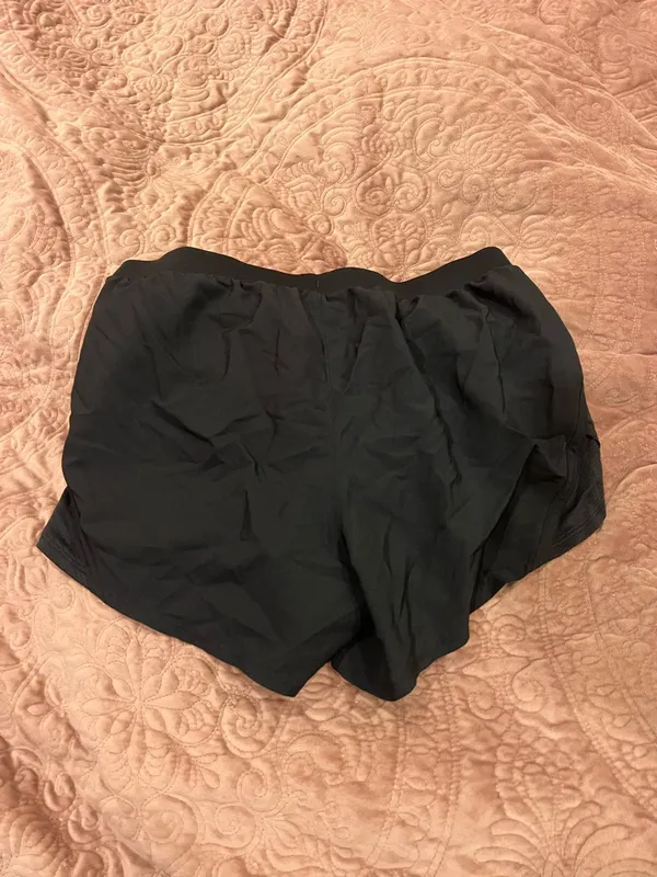 Under Armour Black Performance Running Shorts with Logo - Image 2