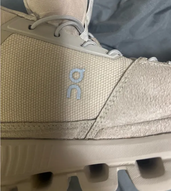 7.5 On Cloud Hi Monochrome Desert/Taupe High-top running Sneakers - Image 8