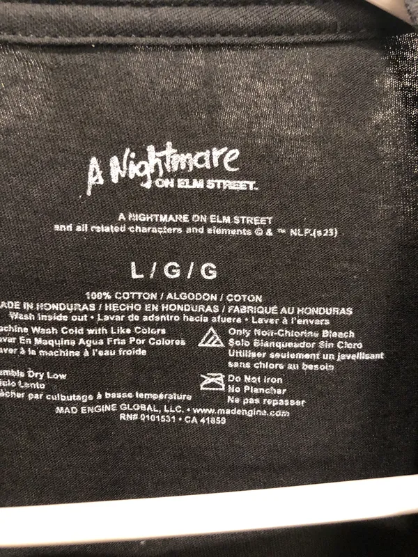 Freddy Krueger Horror T Shirt - Image 3
