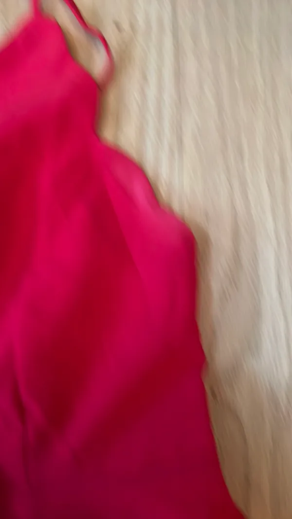 Lulus Red Scallop Dress - Image 2