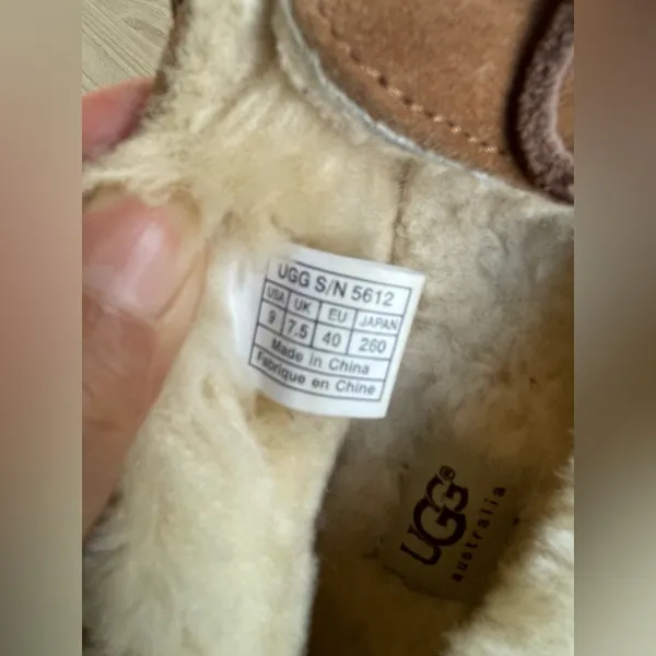 UGG Tan Suede Moccasin Slippers - Image 11