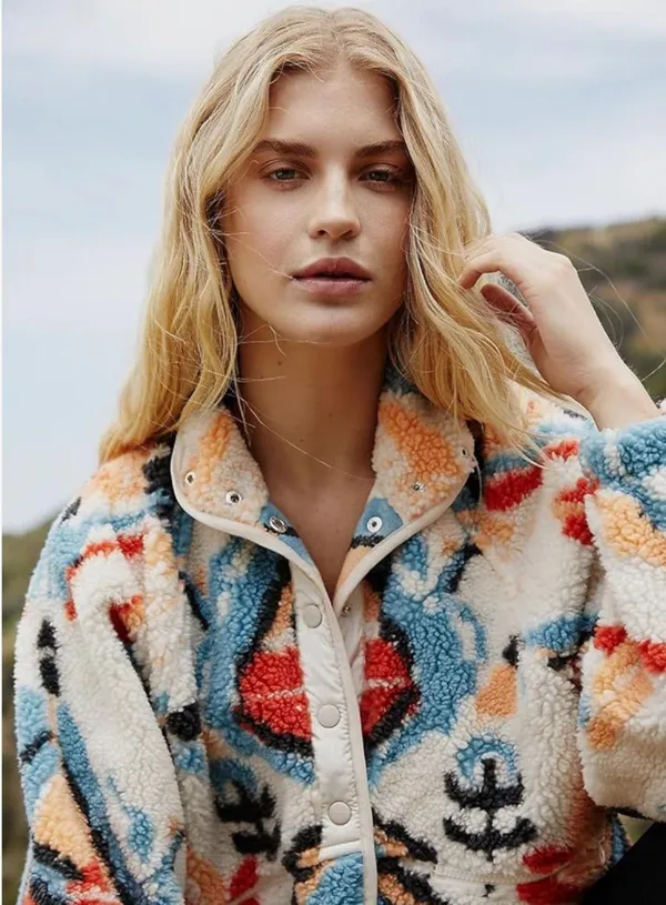 Sherpa Teddy Jacket Multiple Size M - Image 2