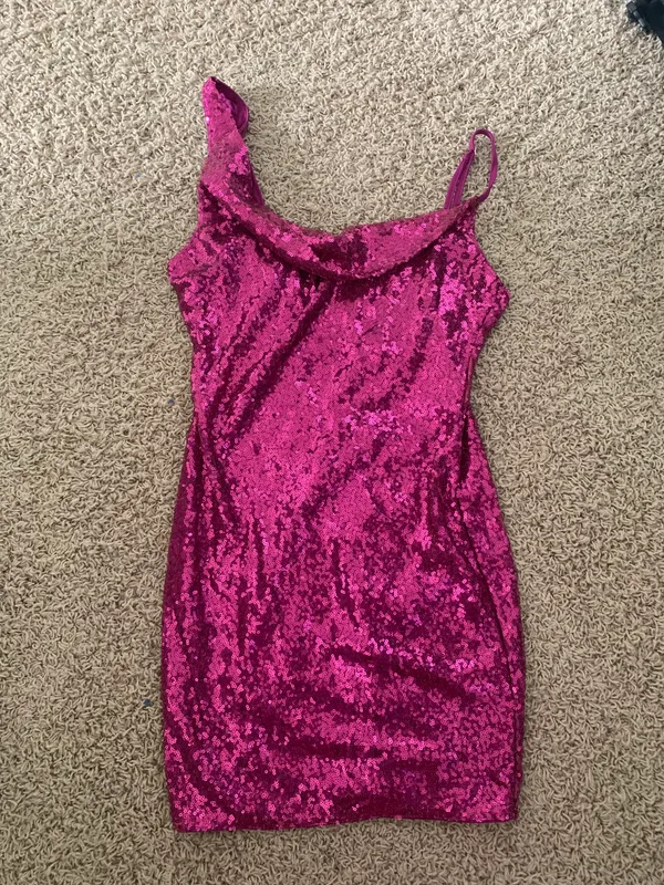 Hello Molly Purple/Pink Mini Dress - Image 2