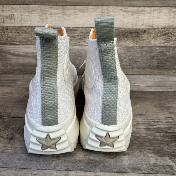 Converse Run Star Hike Hi Egret Peach Dream Platform Sneakers Size M9 W10.5 - Image 6