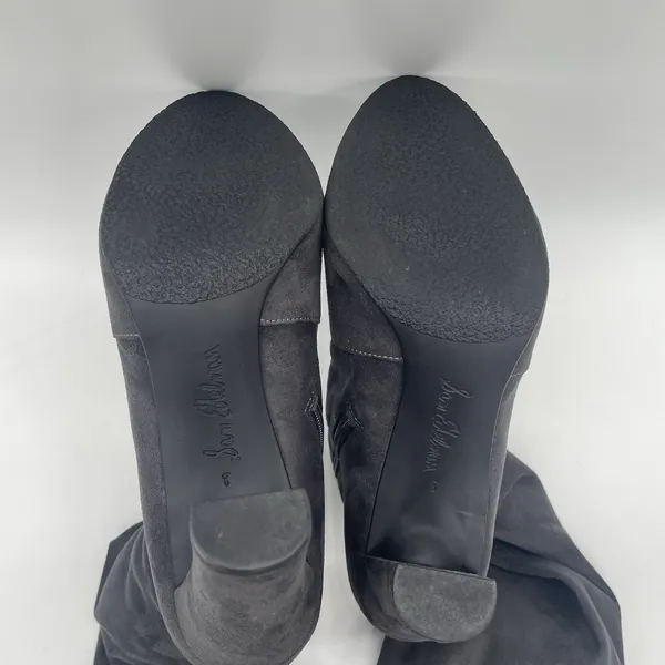 Sam Edelman Womens 8 Boots Kent Over the Knee Dark Gray Soft Vegan Suede Hi Heel - Image 8