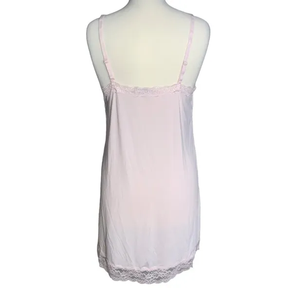 Red Tag Light Pink Women’s Chemise Adjustable Straps Lace Trim 18 - Image 4