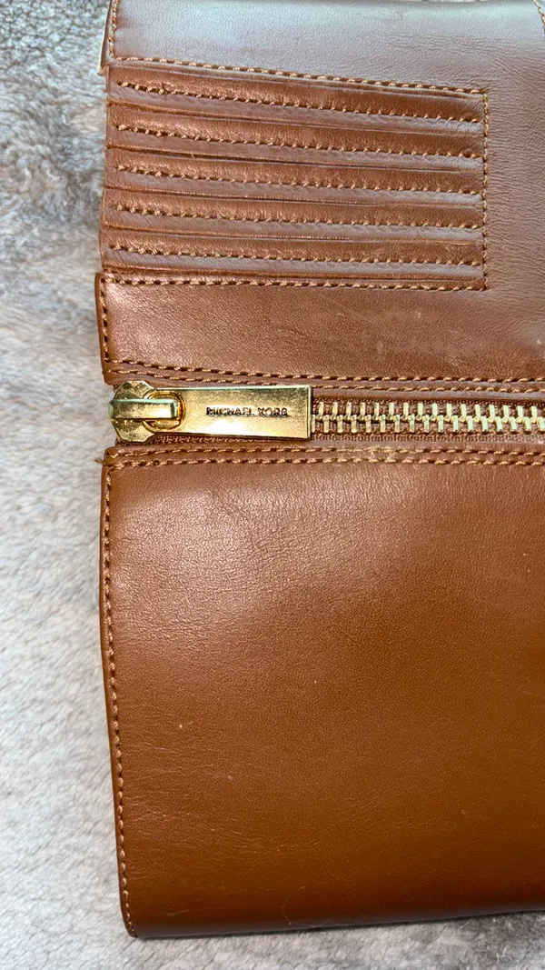 Michael Kors Kincaid Luggage Brown Knee High Riding Boots - Image 9
