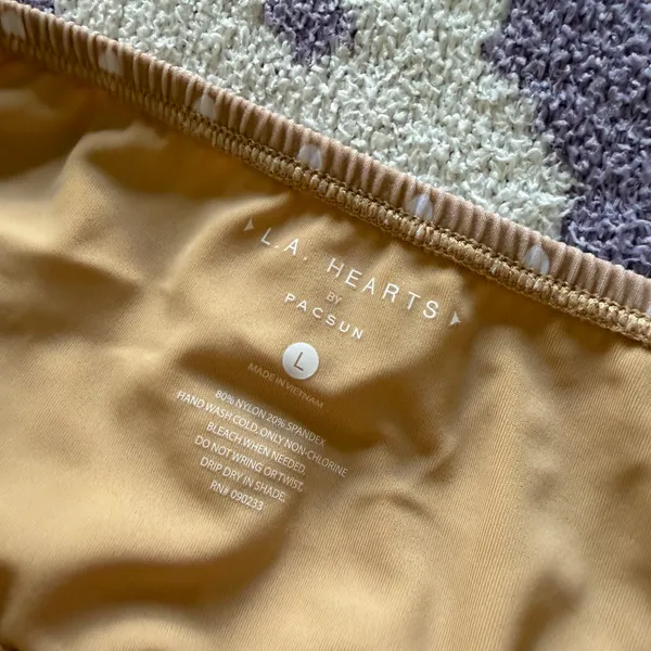 Pacsun Strapless Polka Dot Bikini Swimwear Top - Image 4