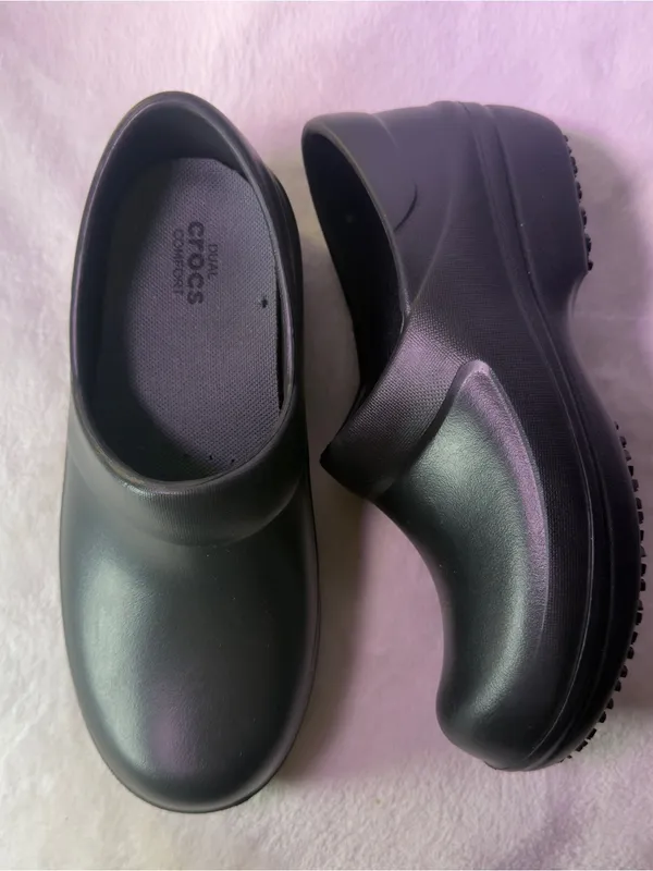 CROCS Women's Black Slip-On Clog - Image 6