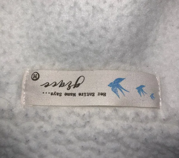 Her entire name says Grace fleece sherpa jacket size M - Image 8