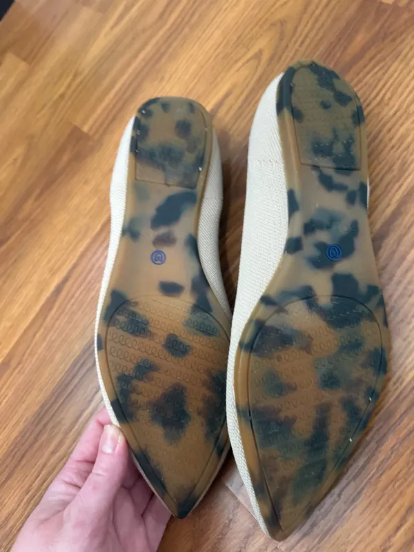Rothy's The Point Flax Birdseye Neutral Flats Size 9.  - Image 6