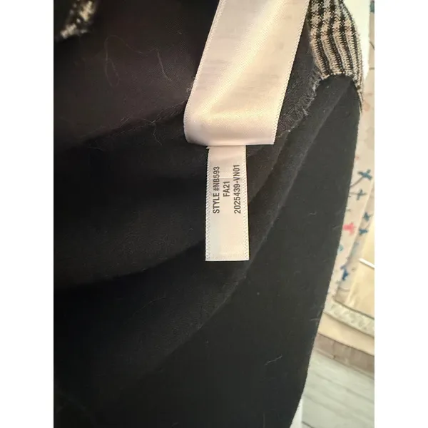 Madewell Glen Plaid Shirt Jacket Shacket Grey Brown‎ NB593 Womens Small S - Image 7