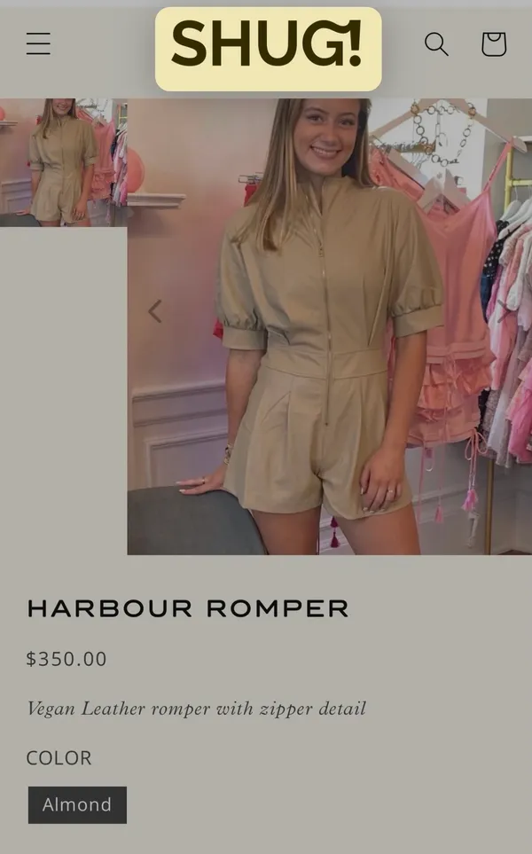 Shug Romper Size M - Image 3