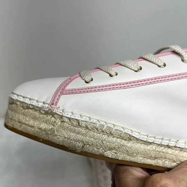 Coach Pink and White Leather Sneakers Never Wore (see photos) - Image 16