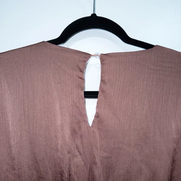 Baltic Born Rosy Pink Brown Prague Satin Maxi Dress Size XXXL NWT - Image 9