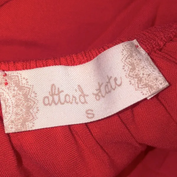 Altar'd State size small red boho tie sleeve top - Image 6