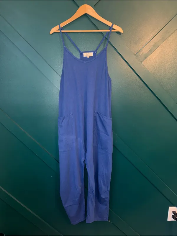 Chelsea & Violet Hot Shot Jumpsuit Pockets Casual Lounge Boho - Image 2