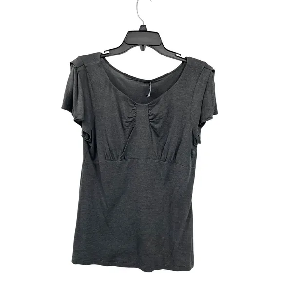 Banana Republic Silk Blouse Womens L Used Dark Gray - Image 16