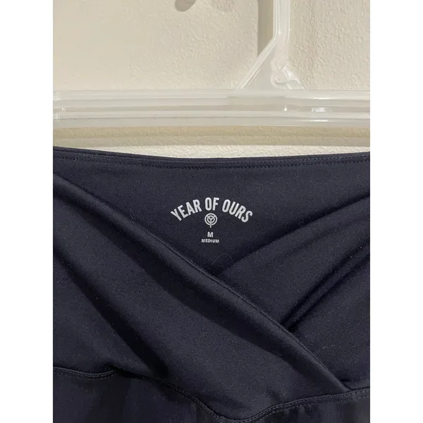 Year Of Ours Veronica‎ Flare Leggings Black Yoga Pants Size M - Image 4