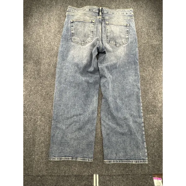 Gap Low Rise 90s Loose Lace Up Jeans Womens 30 Light Wash Wide Leg Y2K - Image 10