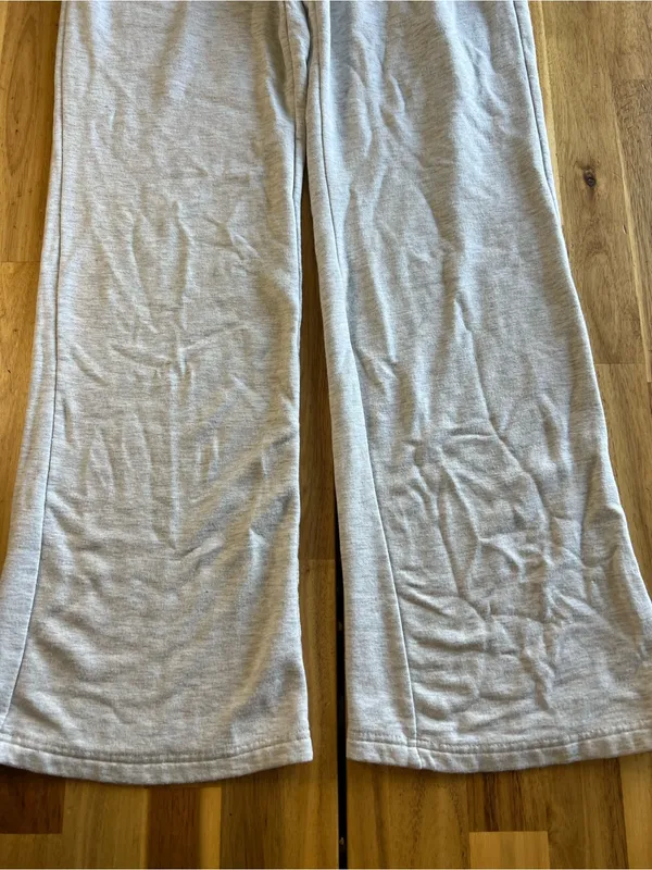 Better Together Gray Wide Leg Sweatpants Women’s XS Drawstring Lounge Pants - Image 2
