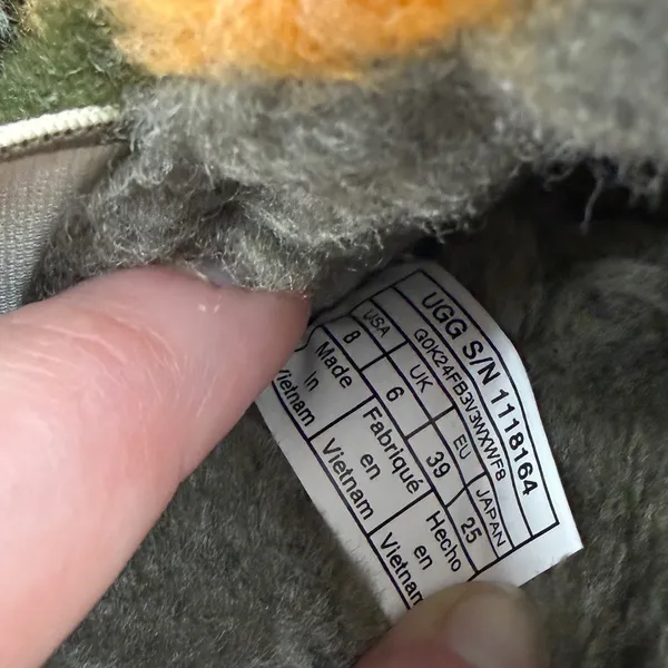Ugg Fluff Yeah Slide Cali Collage Olive (camo) size 8 - Image 12